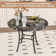 Kasandra Round Metal Base Dining Table