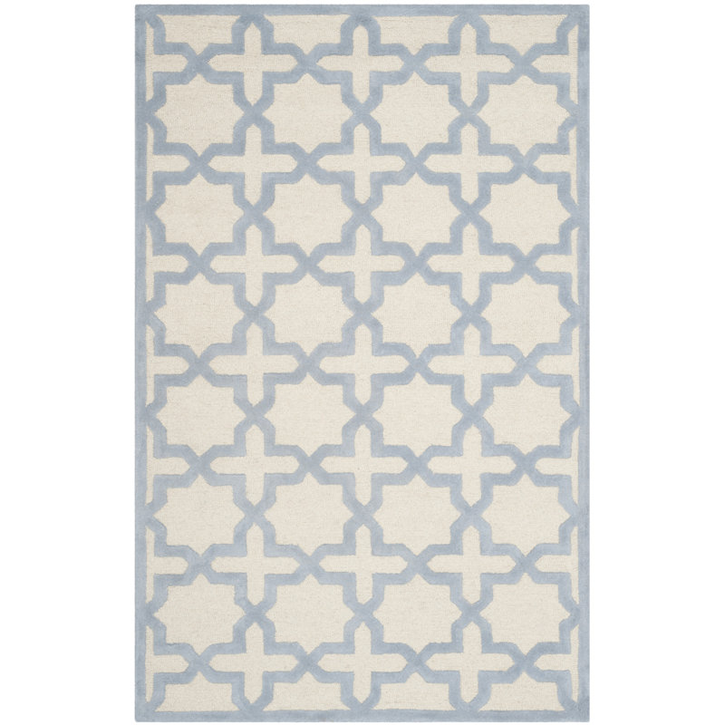 Tapis en laine touffeté à la main igna, Rectangle 2 pi 6 po x 4 pi