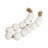 Mango Wood Bead Garland with Jute Tassel - Handcrafted Decorative Accent for Stylish Home Decor-97851190