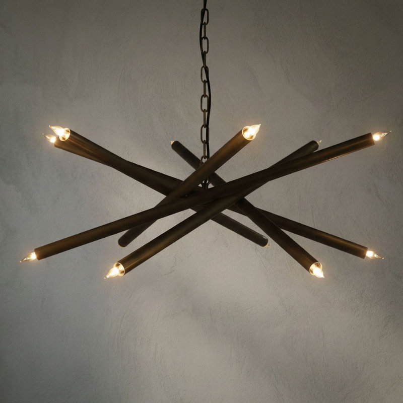 Ikram 12 - Light Sputnik Modern Linear Chandelier