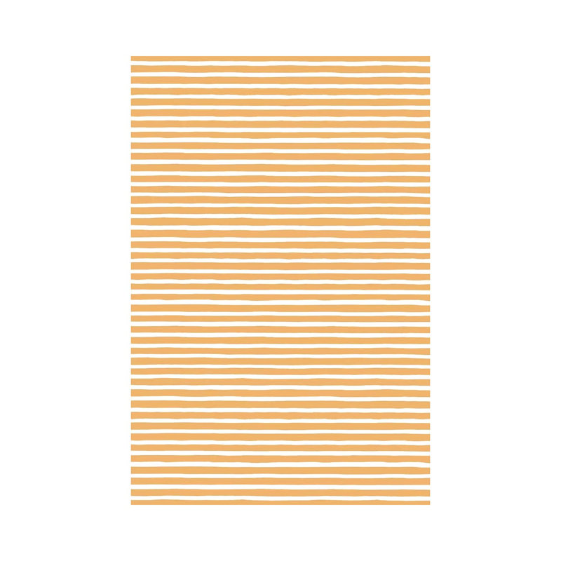 Marker Gold Stripes by Ninola Design - Wrapped Canvas Gallery-Wrapped Canvas Giclée, 20.32 cm H x 30.48 cm W