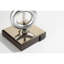UNE PAIRE DE 3 ANS EN ARGENT 29 "AVEC LAMPE DE SORTIE DE TABLE
