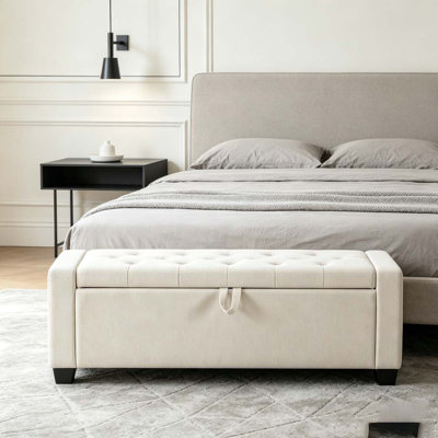 48" Ottoman with Storage, Storage Ottoman Bench