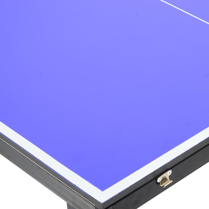 Folding Ping Pong Table, Portable Table Tennis Table with Handles