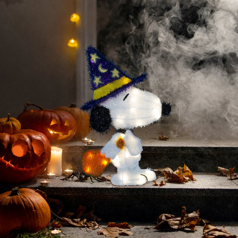 18in Peanuts LED PreLit Wizard Snoopy