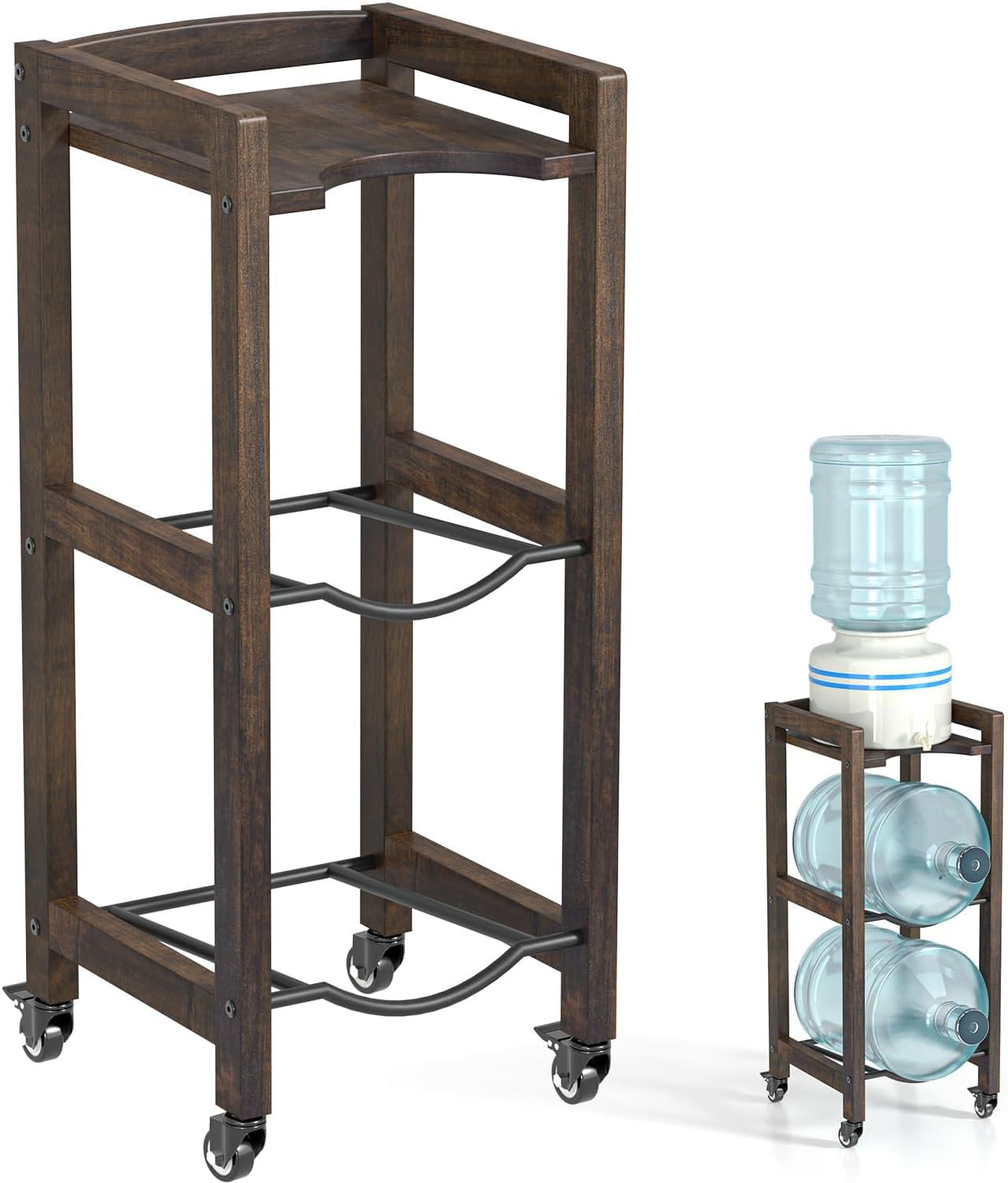 Rebrilliant 3-Tier 5 Gallon Water Jug Holder With Top Shelf 4 Metal ...