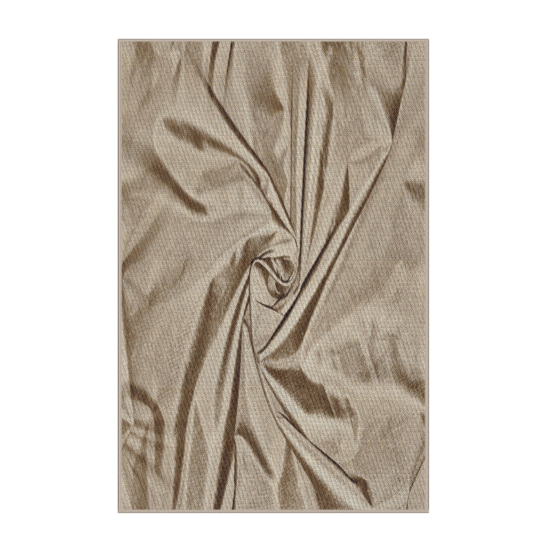 Tapis brun tissé à la machine, Rectangle 2 pi x 3 pi