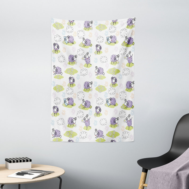 Tapisserie en polyester, H 60 po x l 40 po