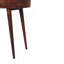 Console Odyssey en bois massif, 1 tiroir, châtaignier, brun foncé-2087228835