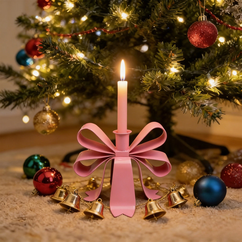 Bougie candélabre bougie chandelier, Pink