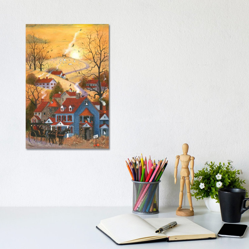 Witch House 1 Piece Wall Art on Canvas, 30.48 cm H x 20.32 cm W x 1.905 cm D, Does Not Apply