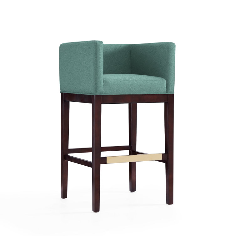 Beeley Upholstered Counter Stool with Solid Wood Frame