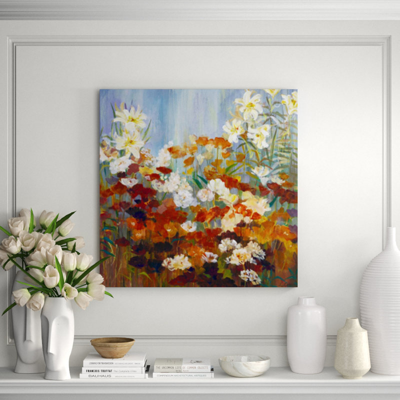 Spring Mix Painting by Liv Carson, 36" H x 36" W x 1.5" D, Image Brush Gel