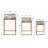 3 Piece Torrento Marble Nesting_End Tables