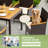 Callan 8 - Person Wicker Patio Dining Set with Rectangular Table , Cushions Included-1722931116