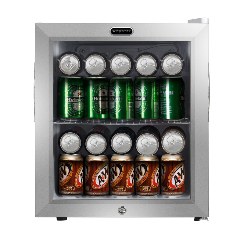 Whynter 68 Cans Beverage Refrigerator with Lock