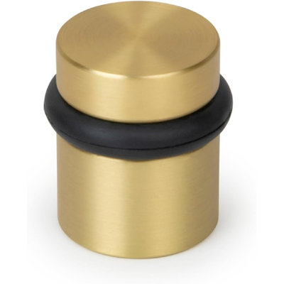 Mega Handles Floor-Mounted Door Stopper with Wall Protector – Modern, Durable, Easy to Install, Prevents Door Knob Damage on All Floor Types
