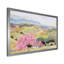 «Pink Mountain Tree in Autumn Landscape», peinture sur toile-1345879050-1345879052
