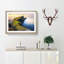 Lighthouse in the Isle of Skye in Abstract - Picture Frame Painting Print-55582707-55582703