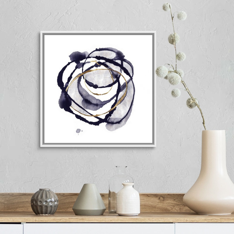 « Around the Universe » par PI studio, impression sur toile, H 18 po x l 18 po x P 1,75 po, Toile blanche encadrée