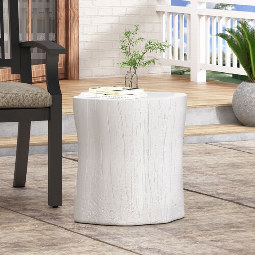 Orren Ellis Jardin Lightweight Concrete Side Table & Reviews | Wayfair