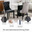 Ensemble de table et chaises de cuisine rondes pour 4-1224021575-1224021573