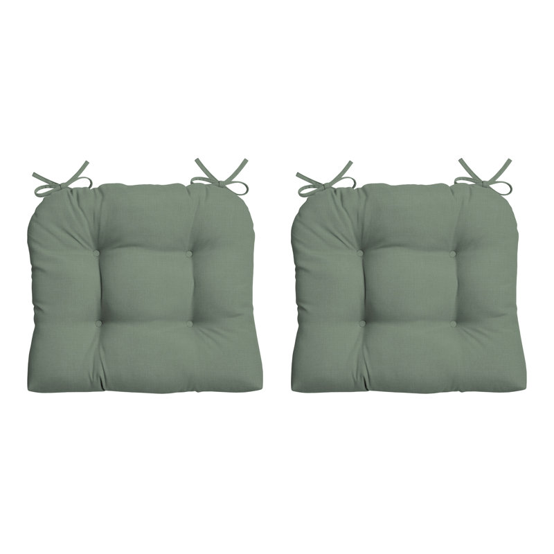 Coussin de siège Arden, Polyviscose verte