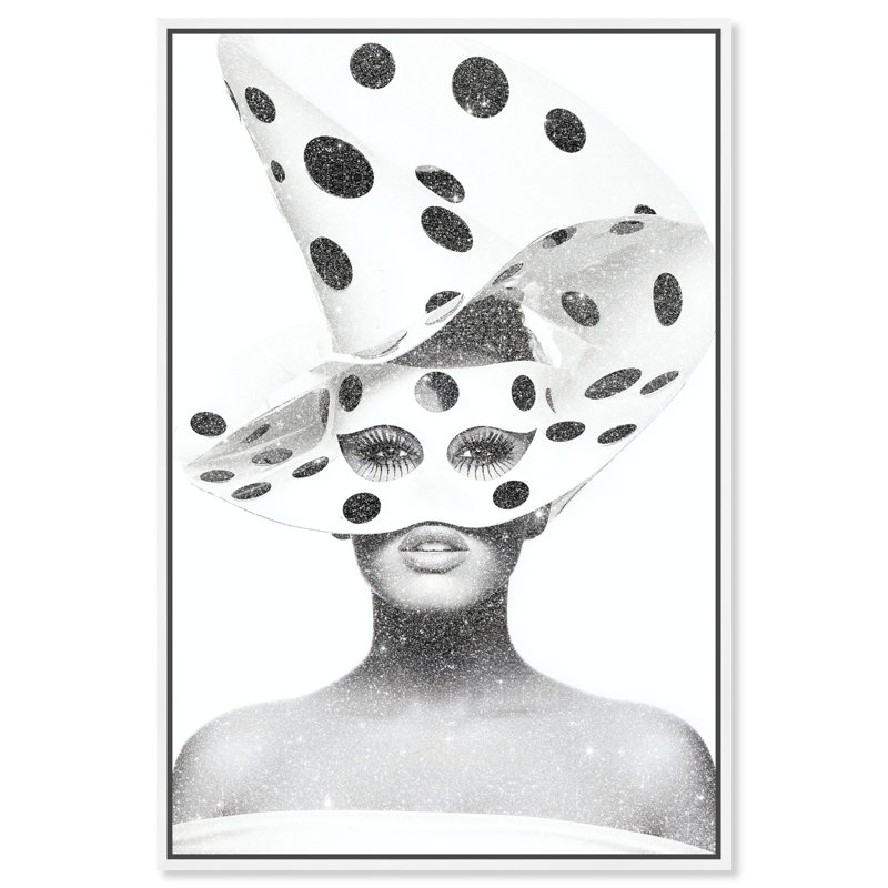 Spotted Sovereign Print by Oliver Gal, 46"H x 31"W, White Floater Frame