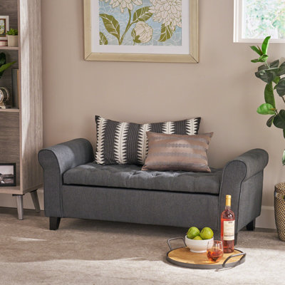 Banc de rangement avec repose-pieds Modern