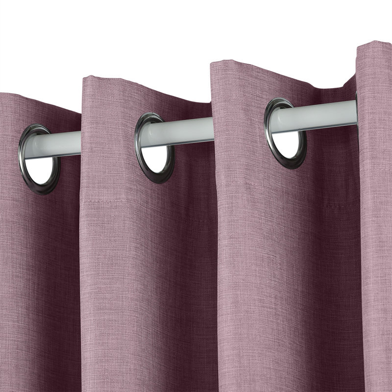 Eyelet Blackout Thermal Curtain, Mauve Purple, Width 168 x Drop 229 cm