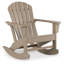 Chaise Adirondack berçante en plastique Zaire-92475989