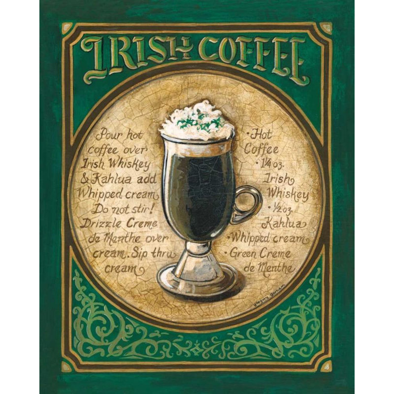 «Lark Manor ™ Gorham, Gregory», art sur toile tendue: Irish Coffee