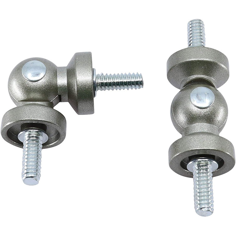 Meriville Hinged Elbow Connector, 2 pcs, 0.625", Pewter