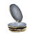 Agate Coaster with Gold Edge-1533627832