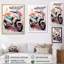 Jahsai scooter blanc sportif sur toile-894234287-894234286