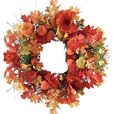 Dried Floral, Silk Wreath