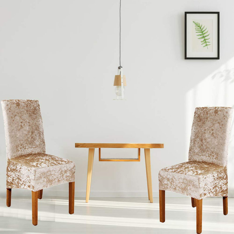 Dining Chair Slipcover, Champagne