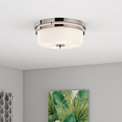 Garan Glass Flush Mount