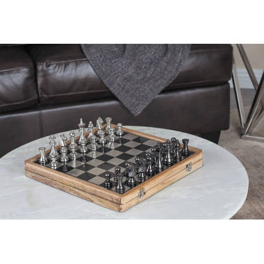 Umbra Wobble Chess Set Walnut 377601-656 - The Home Depot