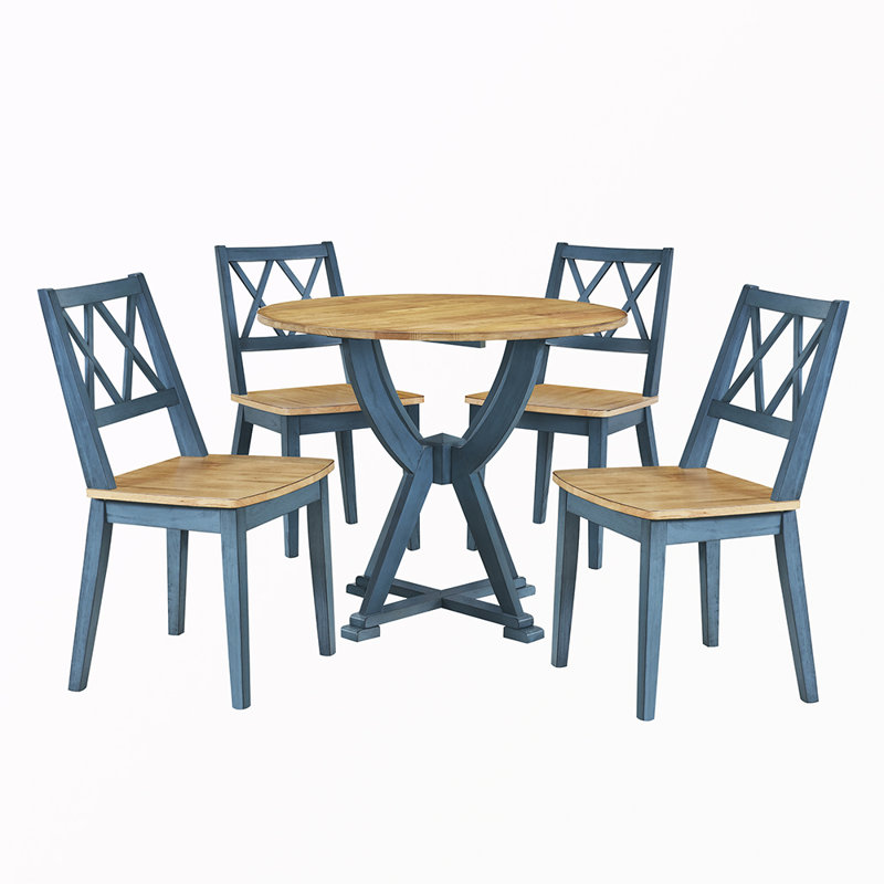 Sherando 4 - Person Pedestal Dining Set