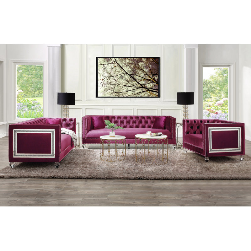 Velours touffeté de 40 po de largeur Alexondra, Velours bourgogne