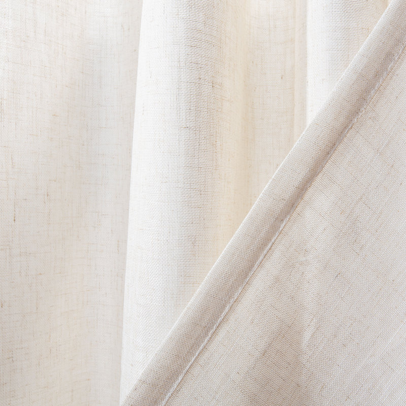 Richert Semi Sheer Curtain Single Panel, 52" W x 96" L