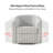Amiir Swivel Barrel Chair Built-in Pocket Spring-620851594