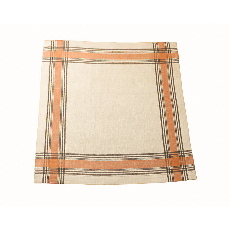 Serviettes French Home Linen Boulevard - Brun clair, terre cuite, chocolat