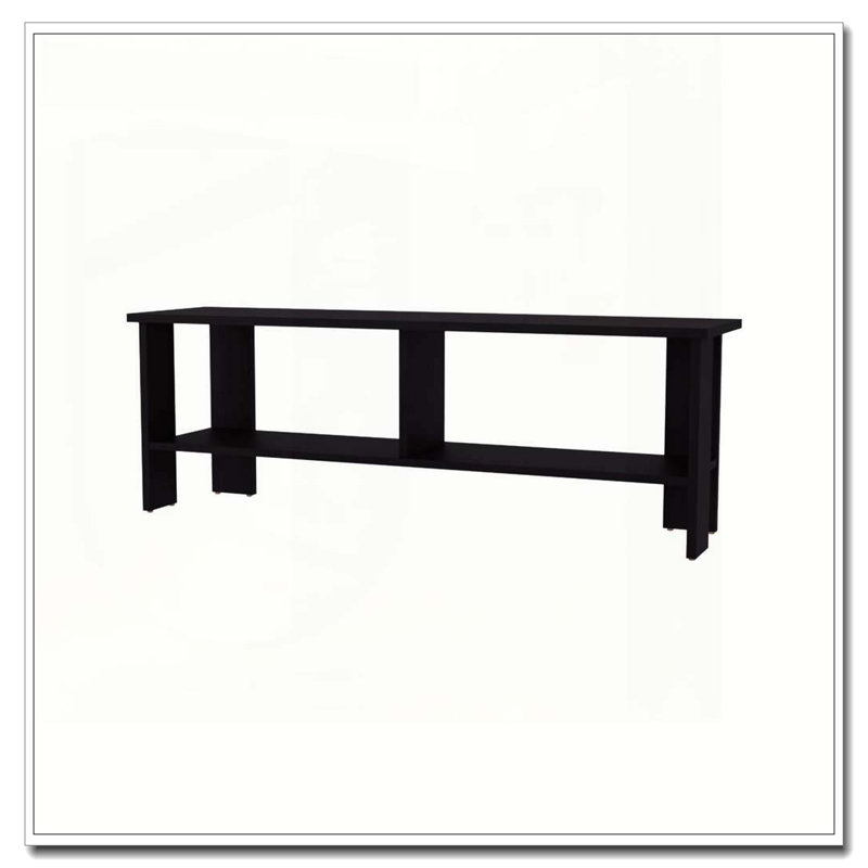 Wengue TV Stand with Open Storage, Wenge