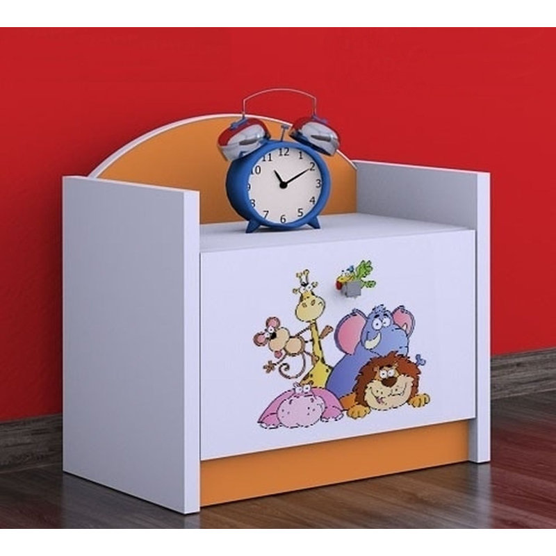 Brooke Nightstand, Orange