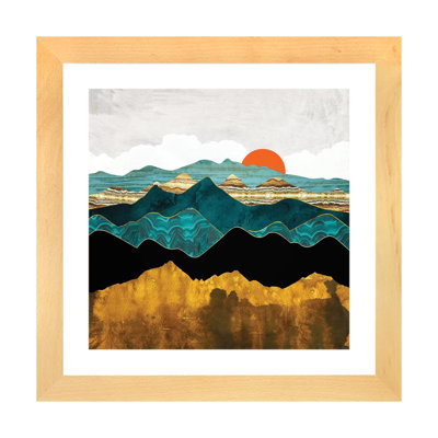 Turquoise Vista - imprimé
