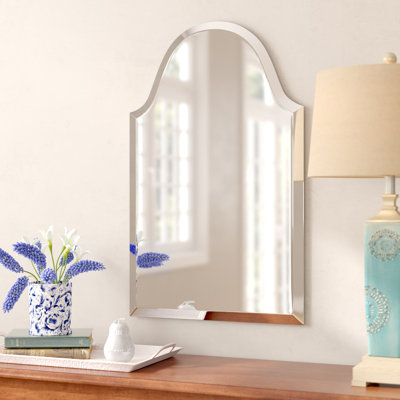 Arch Mirror with Hooks