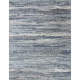 Contemporary One-of-a-Kind Runner 2'6" X 6' Hand Knotted Area Rug