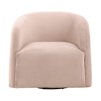 Neva Upholstered Swivel Chair, Onyx Mink